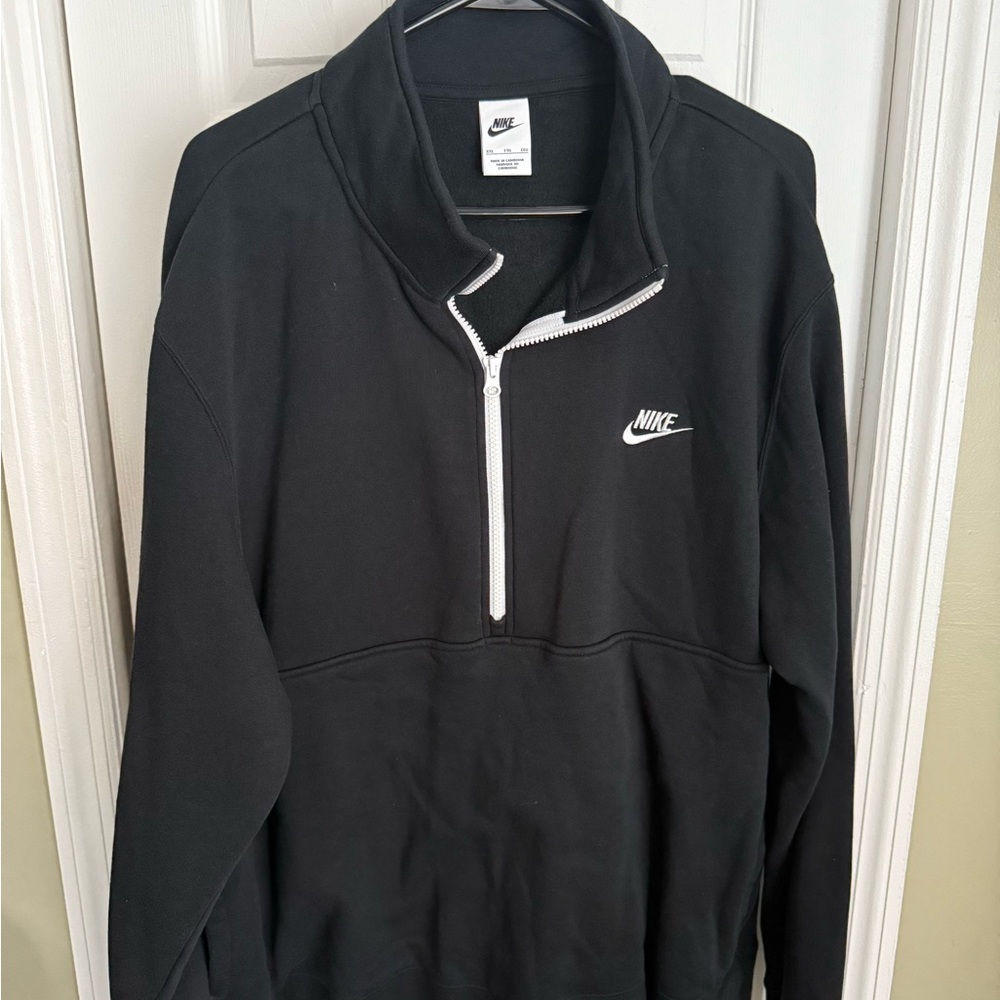 Nike Black Half-Zip Pullover